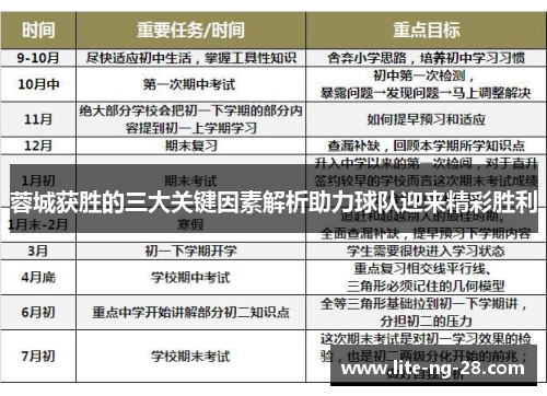 蓉城获胜的三大关键因素解析助力球队迎来精彩胜利