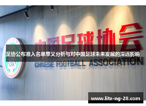 足协公布准入名单意义分析与对中国足球未来发展的深远影响